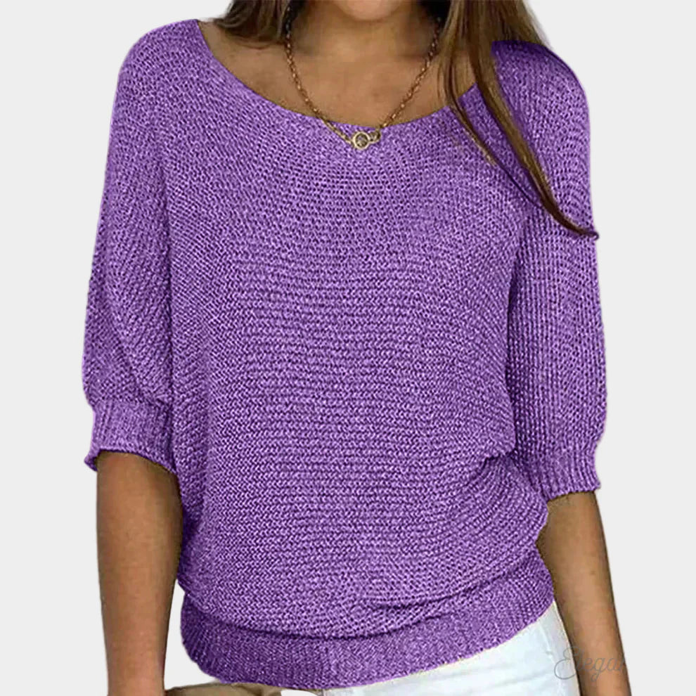 Elegantni pleteni pulover