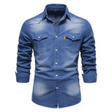 Jim™ | Klassisk Denim Skjorte