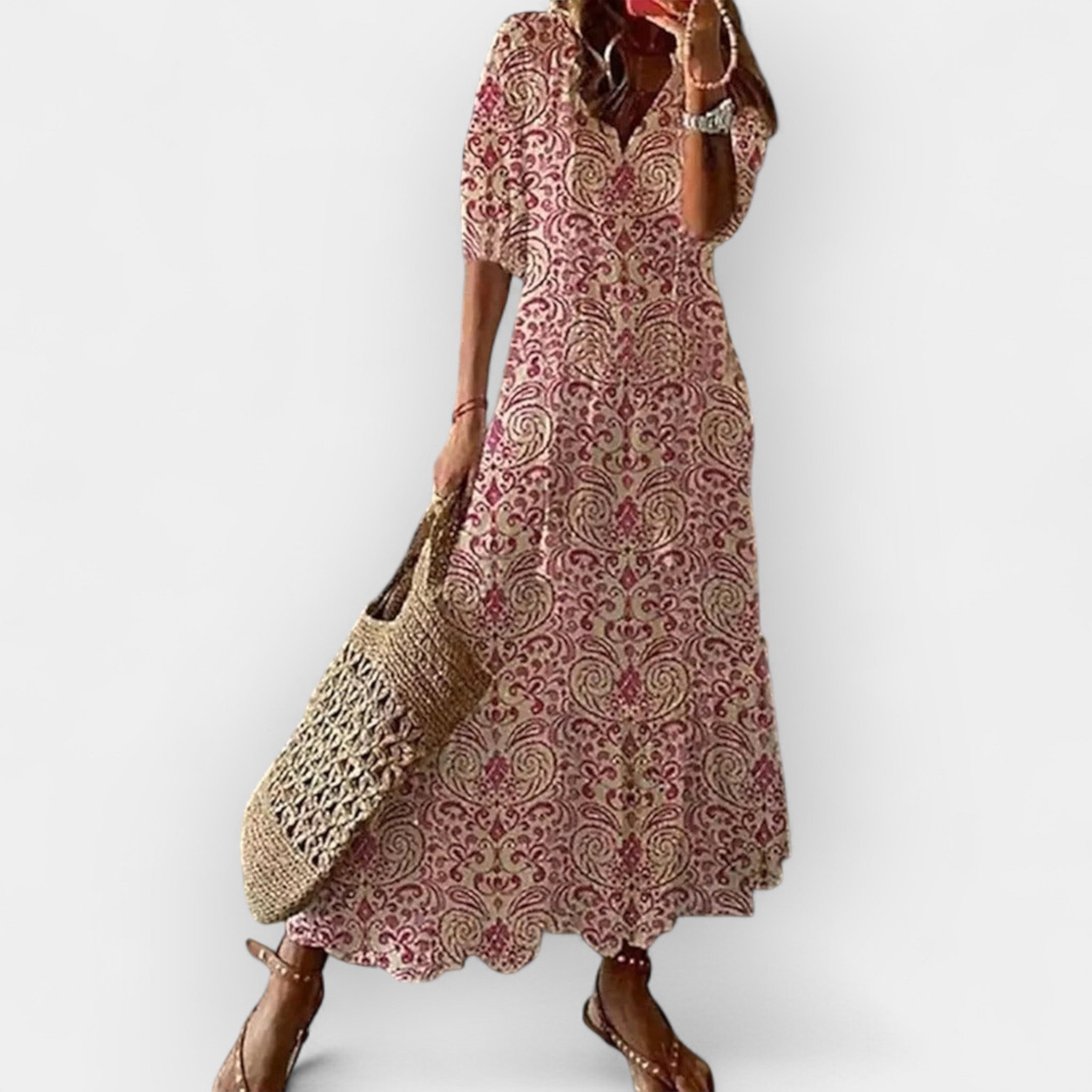 Μάξι Φόρεμα σε Στυλ Boho